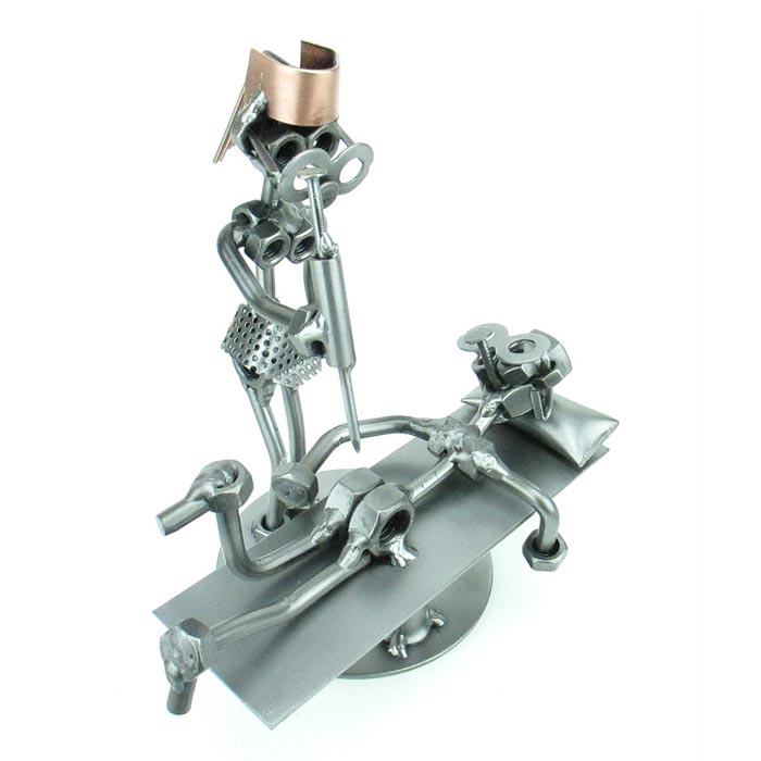 verpleegkundige metalen beeldje cadeau