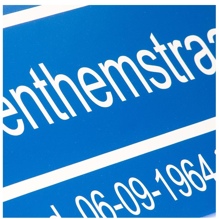 straatnaambord cadeau