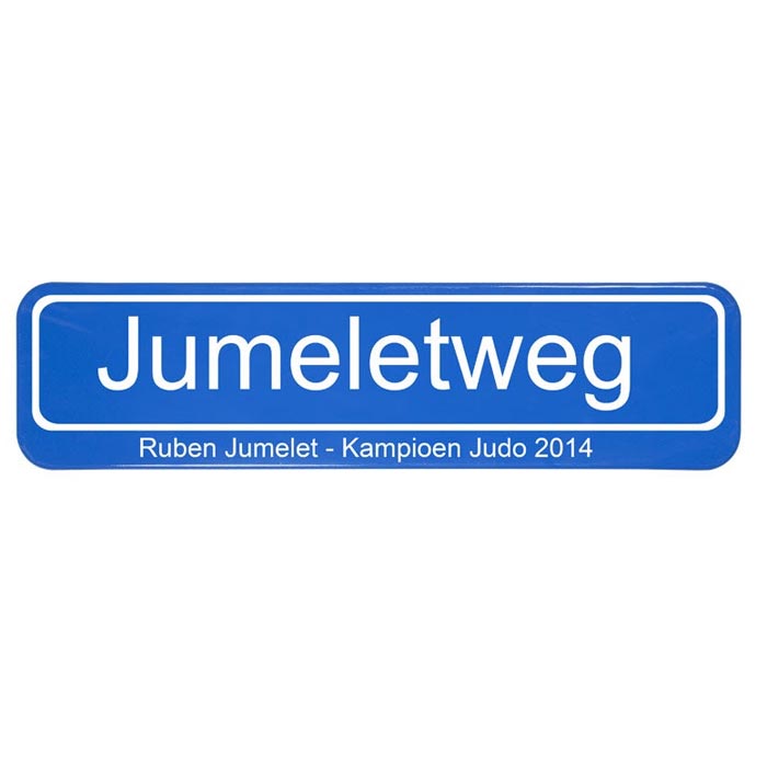 straatnaambord laten maken